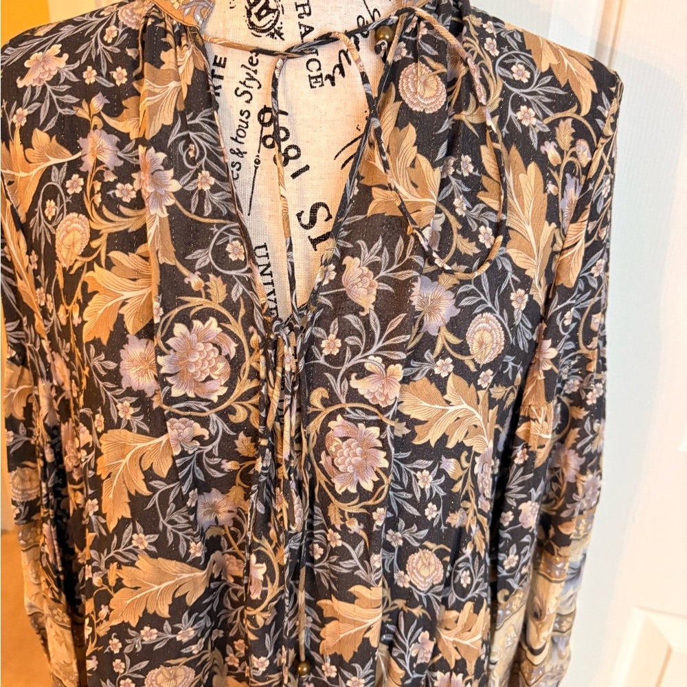 Spell Floral Tunic Large EC FINAL PRICE - Picture 3 of 9